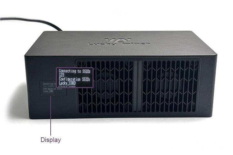 Lucky miner LV08 4.5TH/s With Power cable (brand new condition)
