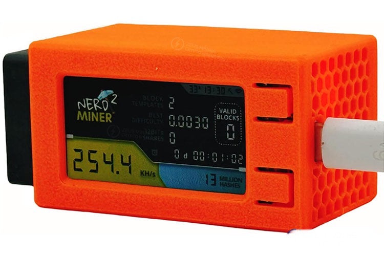 Nerdminer Pro 255Kh/s Bitcoin SOLO miner New Condition