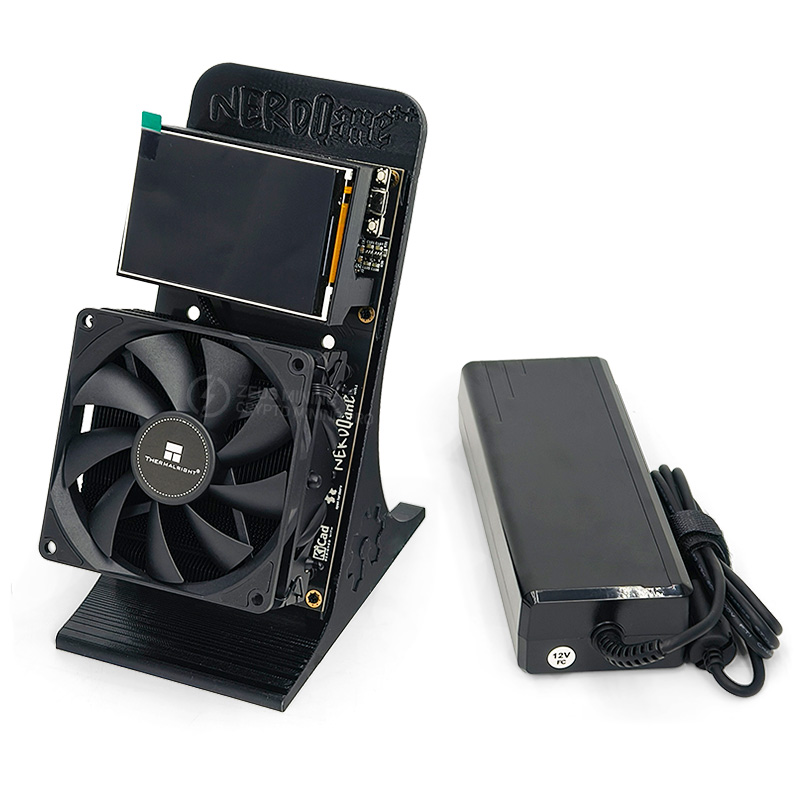 NerdMiner NerdQaxe 4.8TH/s BTC Solo miner with power supply New condition