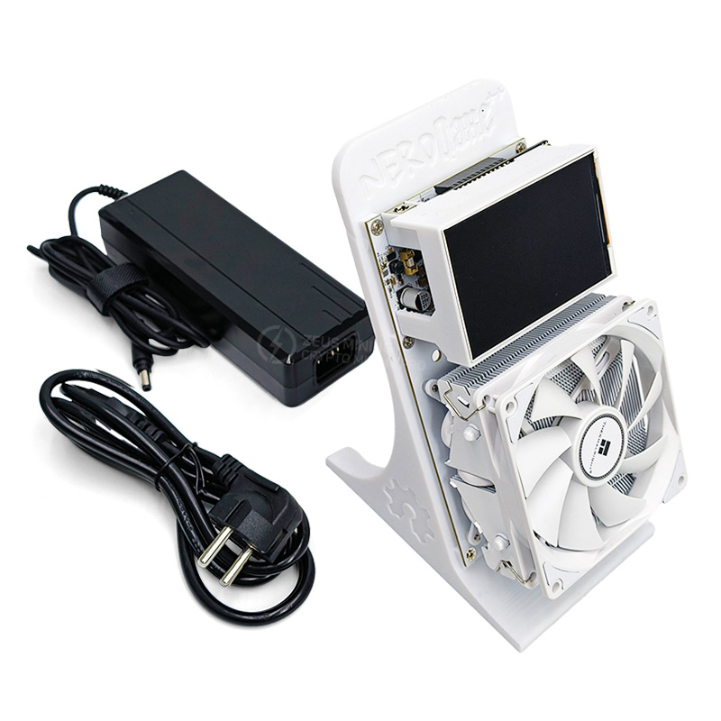 NerdMiner NerdQaxe 4.8TH/s BTC Solo miner with power supply New condition
