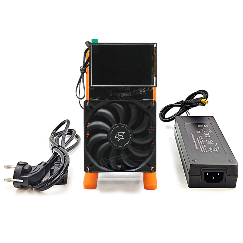 Bitaxe miner NerdQaxe 6TH/s dual fans SOLO miner with power supply (brand new Condition)