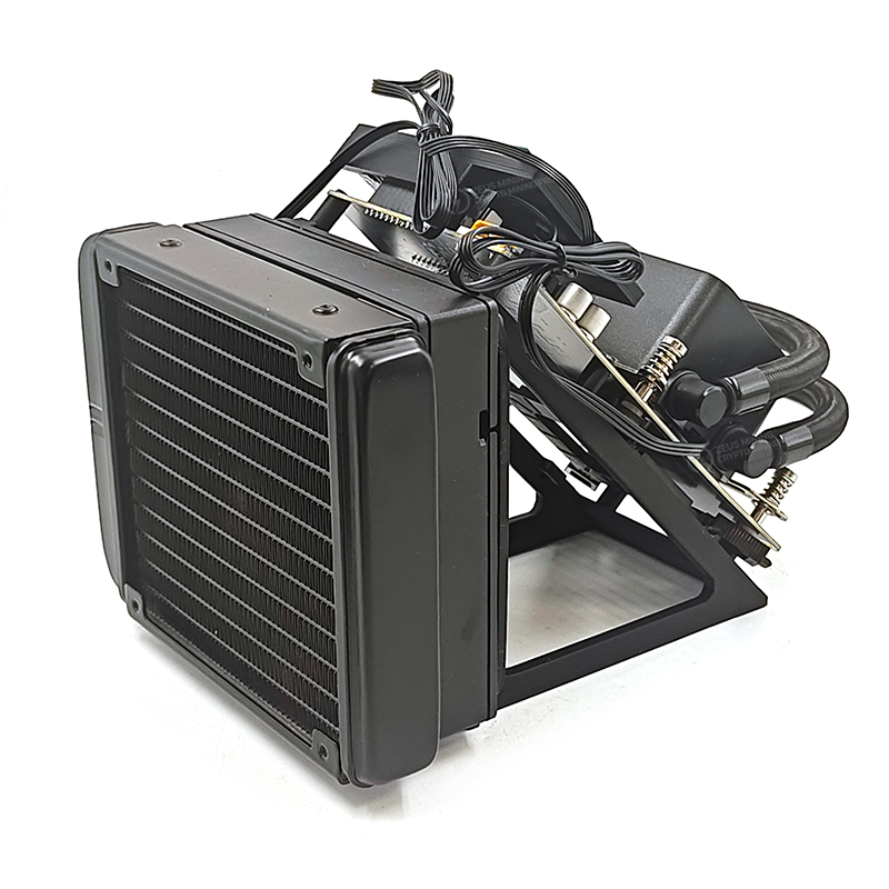 Bitaxe miner Nerdqaxe Rev 6.1 Hydro 6TH/s Bitcoin SOLO miner With Power Supply (brand new condition)