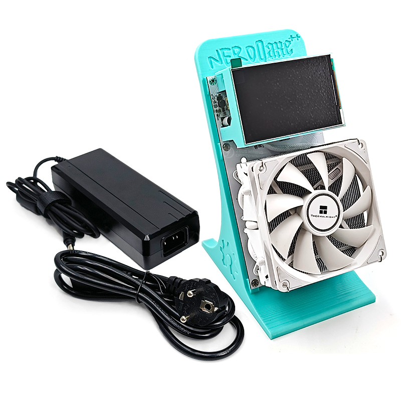 NerdMiner NerdQaxe 4.8TH/s BTC Solo miner with power supply New condition