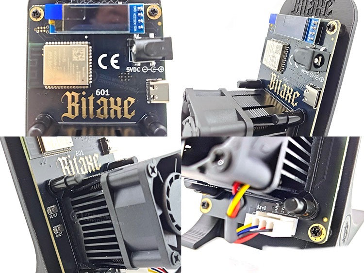 Bitaxe Gamma 601 1.2TH/s SOLO Lottery Miner With Power Supply (Brand New Condition)