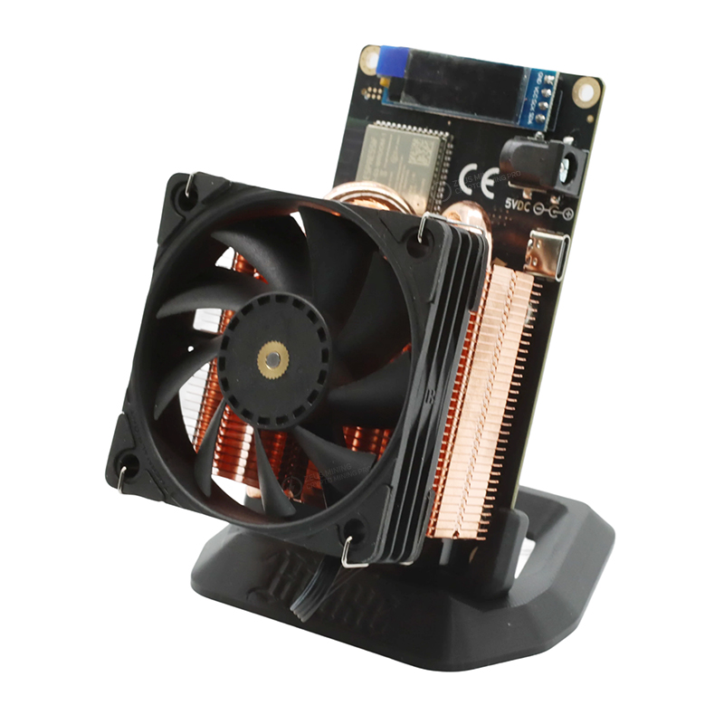 Bitaxe Gamma 601 Max 1.9TH/s Copper heatsink Bitcoin Solo Miner with power supply (brand new condition)