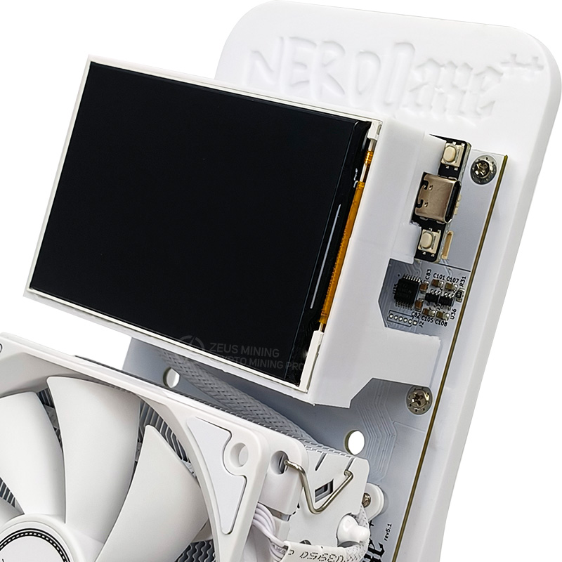 NerdMiner NerdQaxe 4.8TH/s BTC Solo miner with power supply New condition