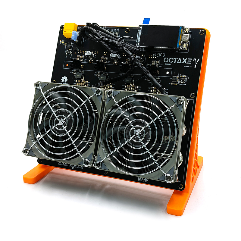 Bitaxe NerdOCTAXE 9.6TH/s SOLO miner with power supply New condition