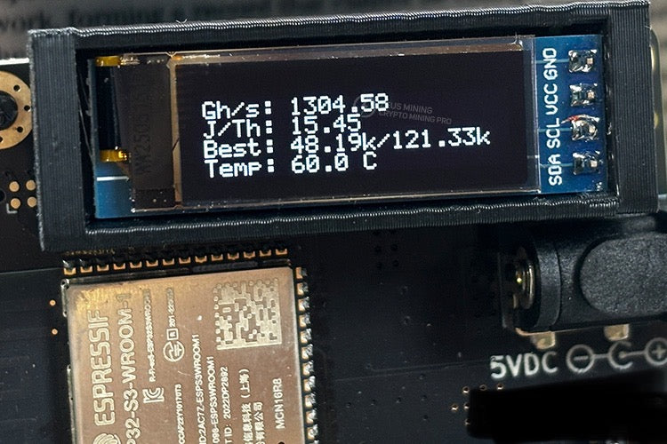 Bitaxe Gamma 601 1.2TH/s SOLO Lottery Miner With Power Supply (Brand New Condition)