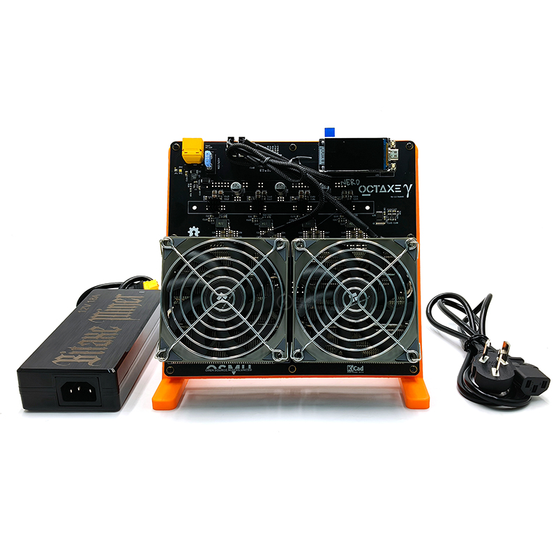 Bitaxe NerdOCTAXE 9.6TH/s SOLO miner with power supply New condition