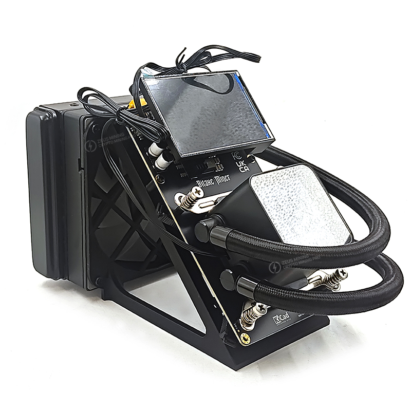 Bitaxe miner Nerdqaxe Rev 6.1 Hydro 6TH/s Bitcoin SOLO miner With Power Supply (brand new condition)